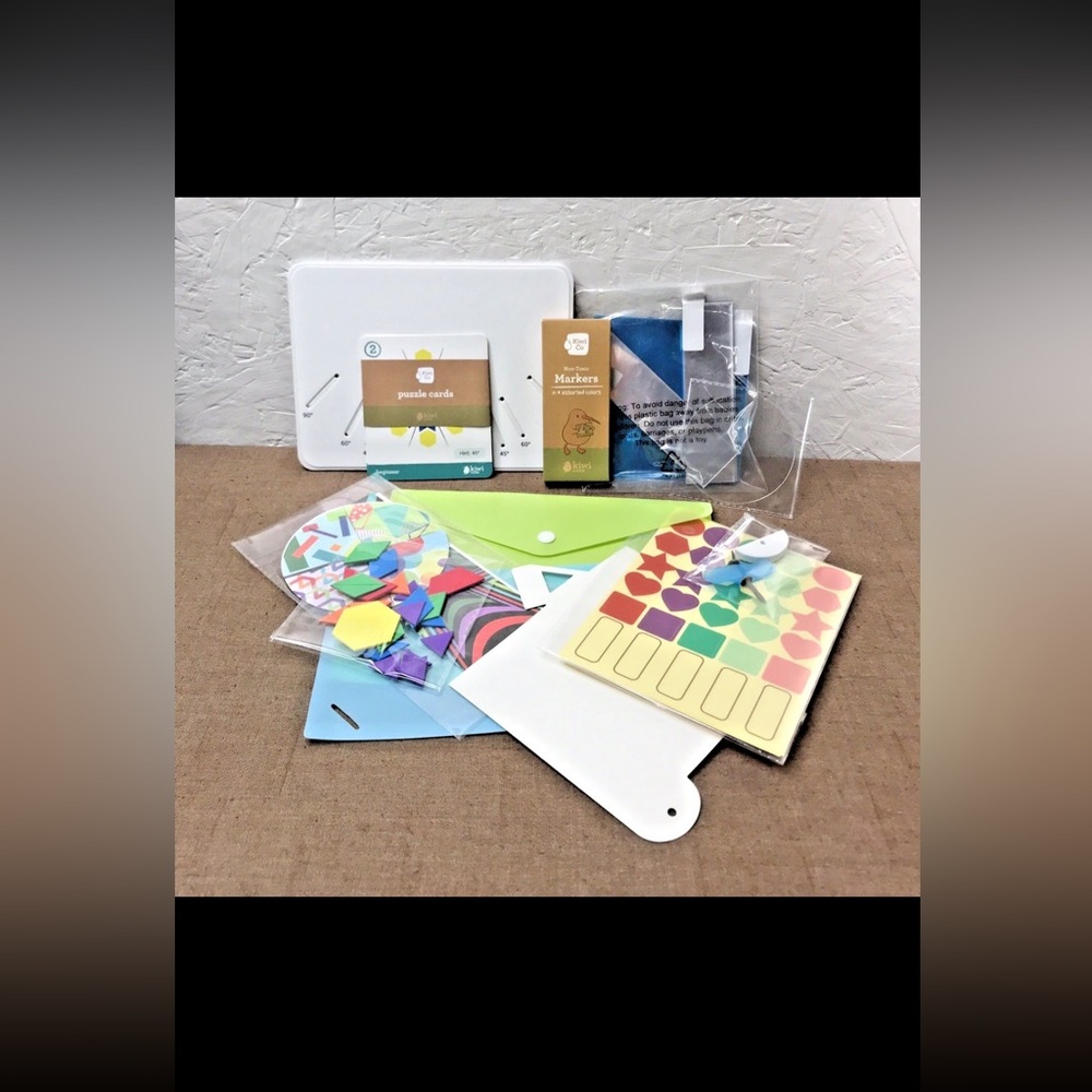 2 New Open Box KiwiCo Kiwi Crate 'Treasure Hunt' 'Kaleidoscope Puzzles' Complete - Picture 4 of 16